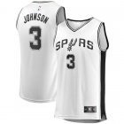 Camiseta Keldon Johnson 3 San Antonio Spurs Association Edition Blanco Hombre